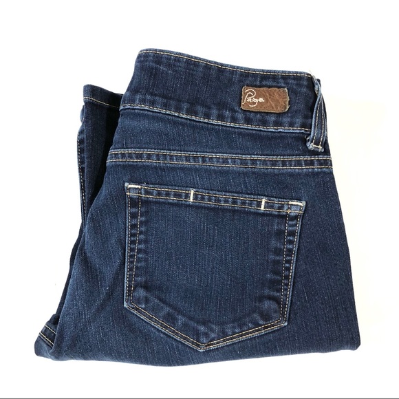 Paige Low Rise Stretch H. H. Boot Cut Jeans - Picture 1 of 8